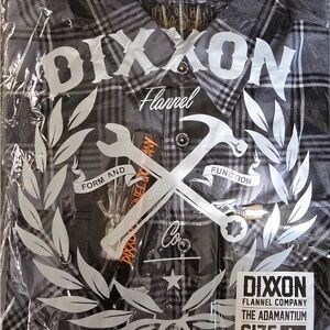 DIXXON Black and Gray Plaid Adamantium ✨NEE✨